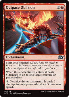Outpace Oblivion (139) [Aetherdrift] foil - Deck Out Gaming