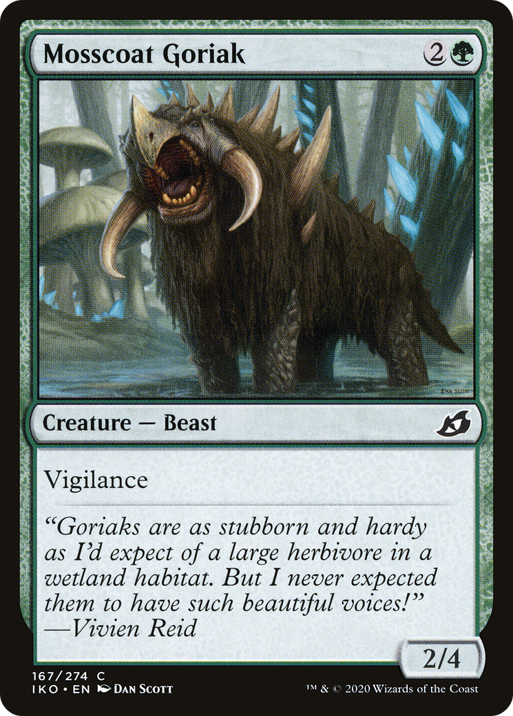 Mosscoat Goriak (167) [Ikoria: Lair of Behemoths] - Deck Out Gaming