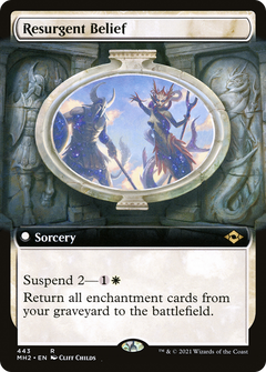 Resurgent Belief (Extended Art) (443) [Modern Horizons 2] foil - Deck Out Gaming