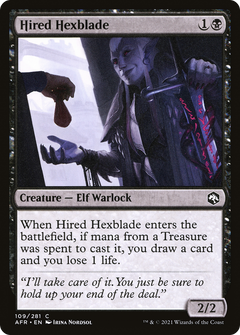 Hired Hexblade (109) [Adventures in the Forgotten Realms] foil - Deck Out Gaming