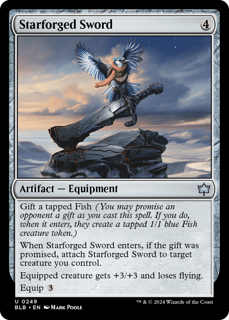Starforged Sword (249) [Bloomburrow] foil - Deck Out Gaming