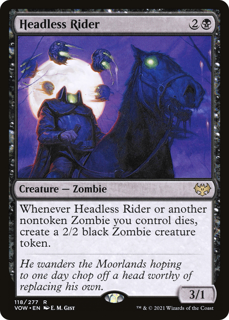 Headless Rider (118) [Innistrad: Crimson Vow] - Deck Out Gaming