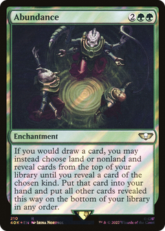 Abundance (Surge Foil) (210) [Warhammer 40,000 Commander] foil - Deck Out Gaming