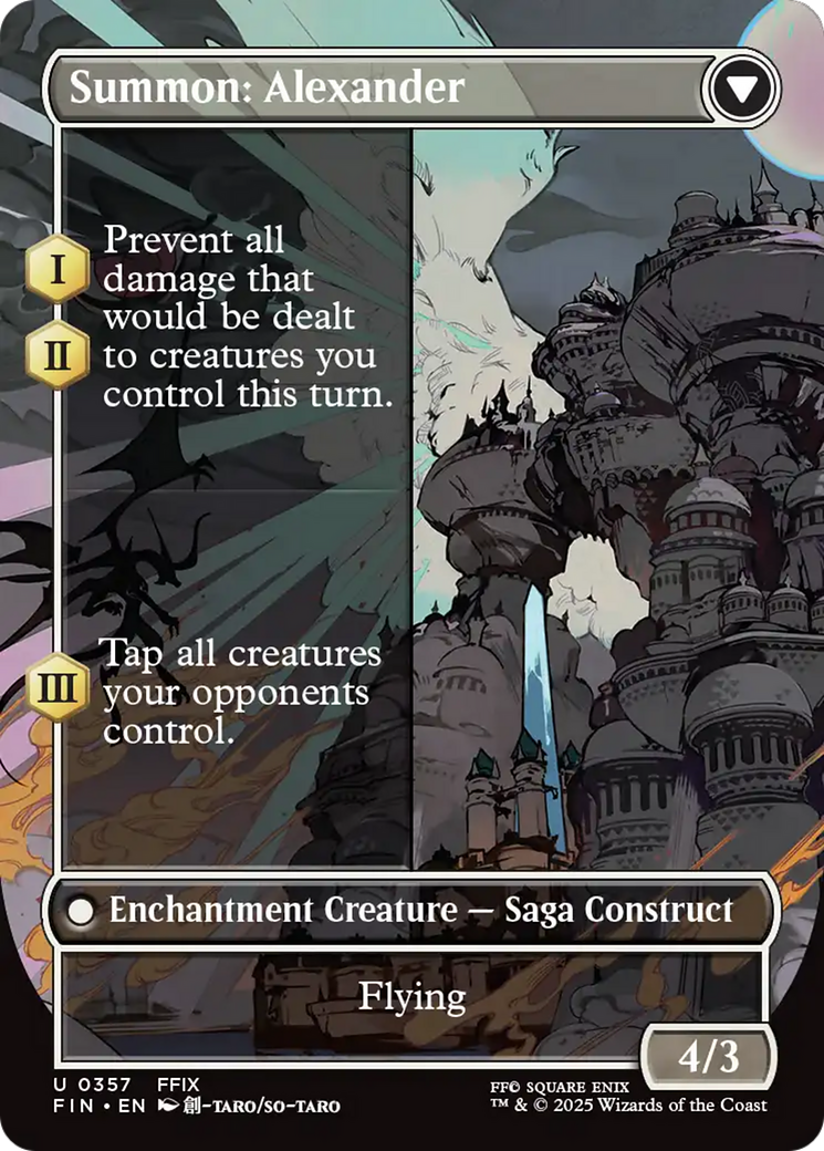 Crystal Fragments // Summon: Alexander (357) [FINAL FANTASY] - Deck Out Gaming