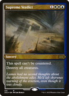 Supreme Verdict (Foil Etched) (541) [Double Masters 2022] foil - Deck Out Gaming