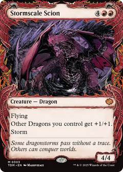 Stormscale Scion (Showcase) (303) [Tarkir: Dragonstorm] foil - Deck Out Gaming