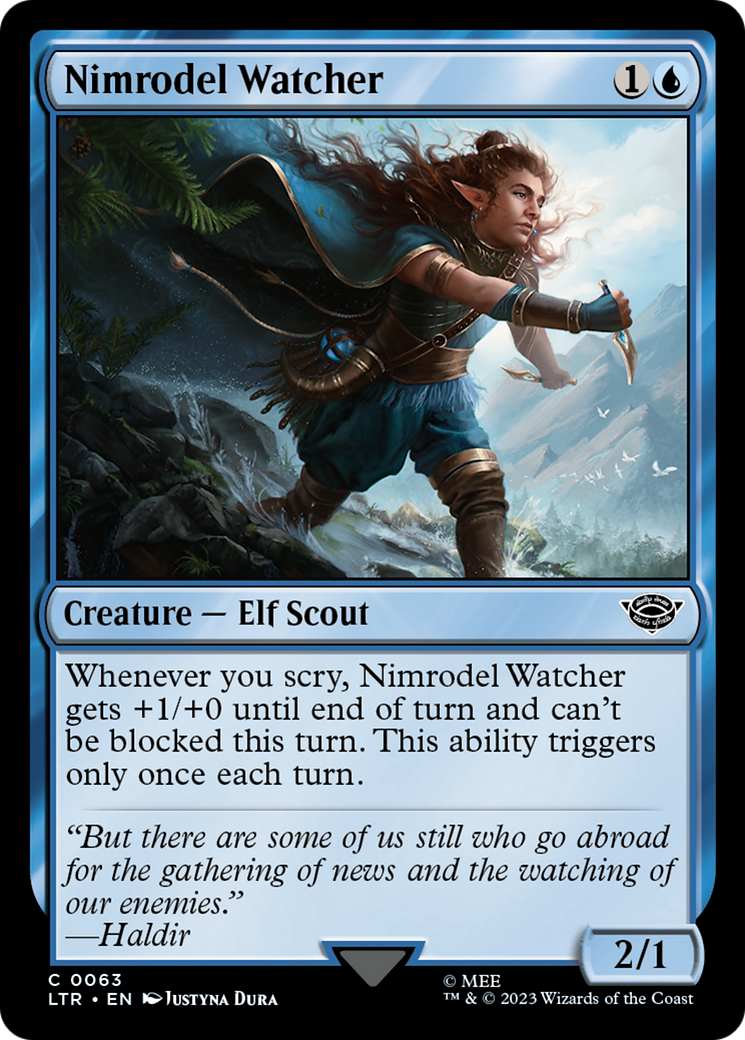 Nimrodel Watcher (63) [The Lord of the Rings: Tales of Middle-earth] foil - Deck Out Gaming