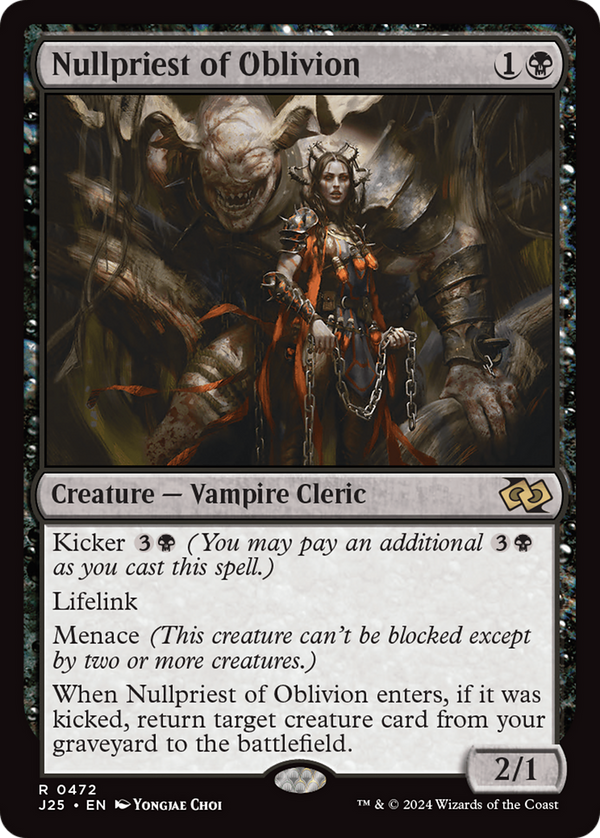 Nullpriest of Oblivion (472) [Foundations Jumpstart] - Deck Out Gaming