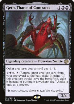 Geth, Thane of Contracts (95) [Phyrexia: All Will Be One] foil - Deck Out Gaming