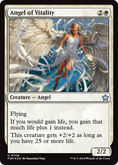 Angel of Vitality (706) [Foundations] foil - Deck Out Gaming