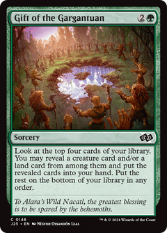 Gift of the Gargantuan (148) [Foundations Jumpstart] - Deck Out Gaming