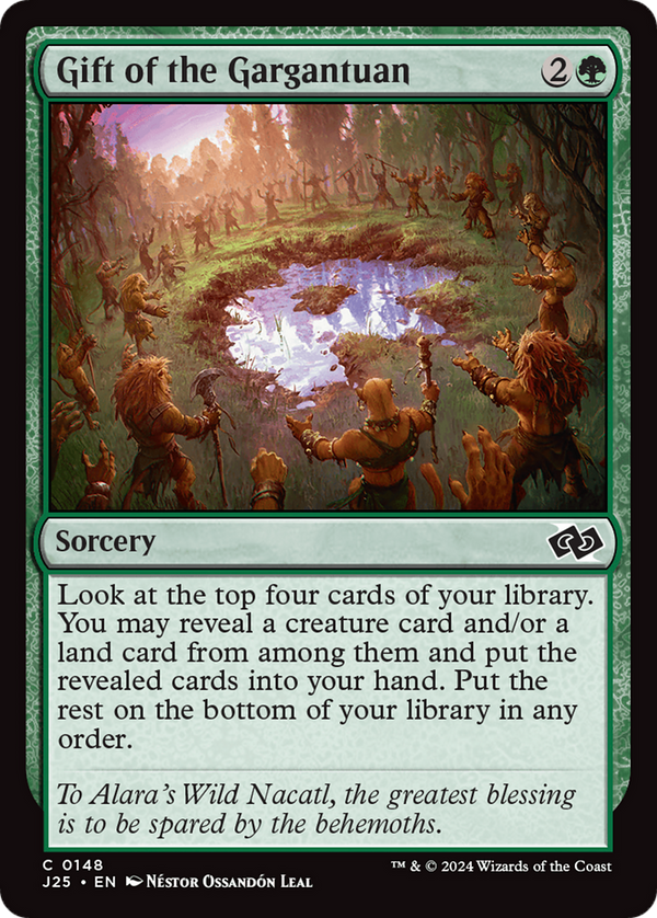 Gift of the Gargantuan (148) [Foundations Jumpstart] - Deck Out Gaming