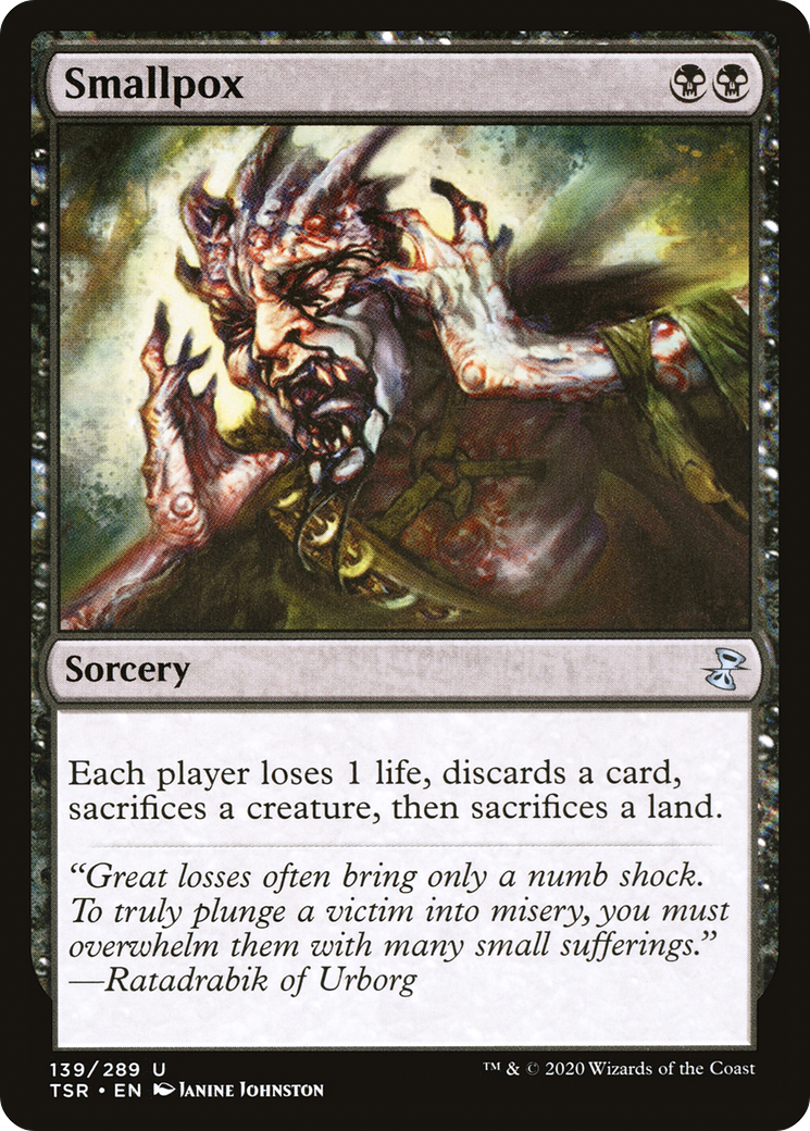Smallpox (139) [Time Spiral Remastered] foil - Deck Out Gaming