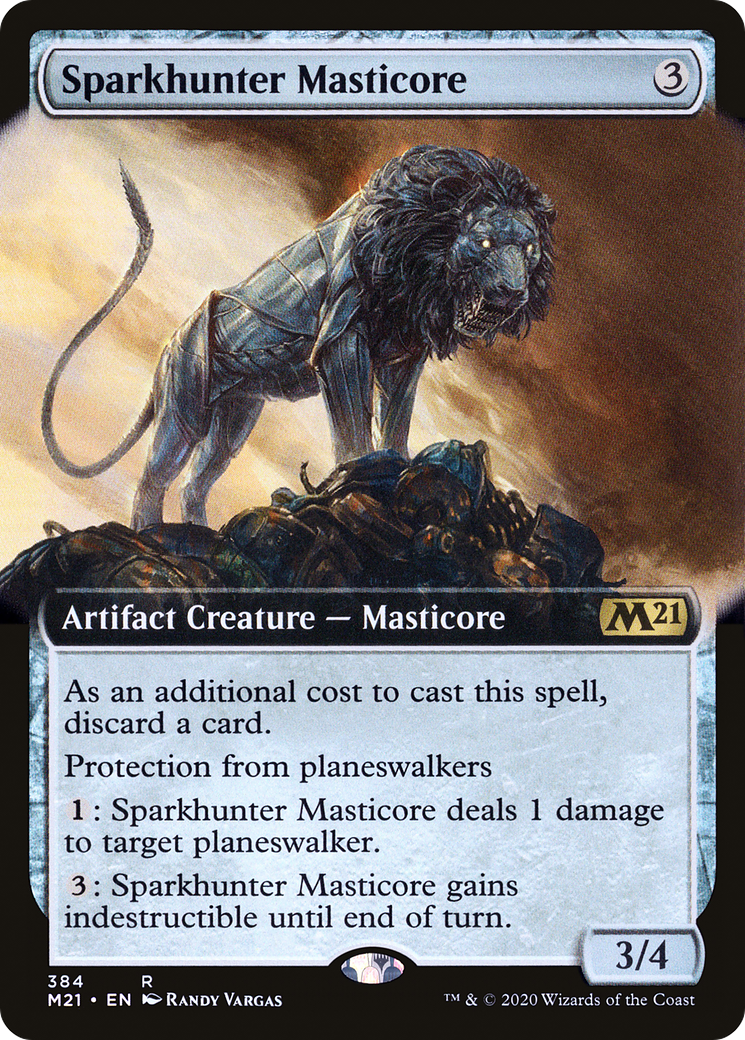 Sparkhunter Masticore (Extended Art) (384) [Core Set 2021] - Deck Out Gaming