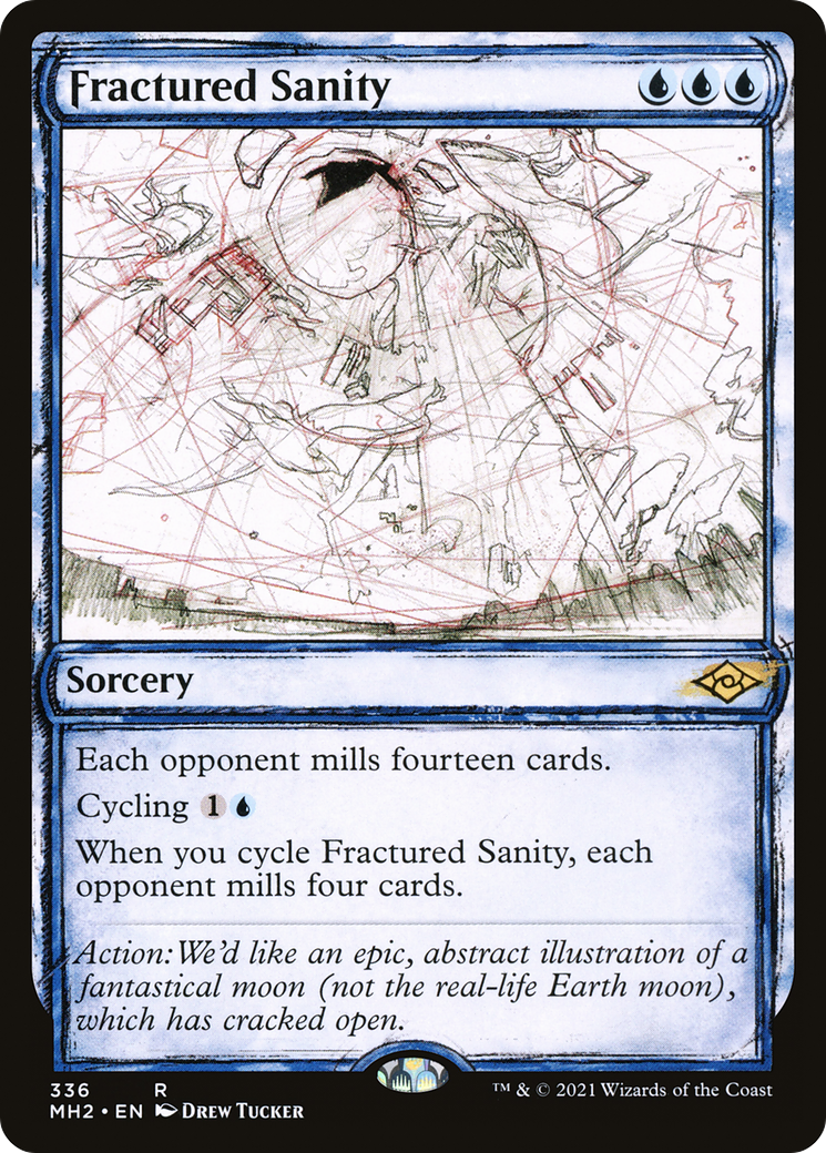 Fractured Sanity (Showcase) (336) [Modern Horizons 2] foil - Deck Out Gaming