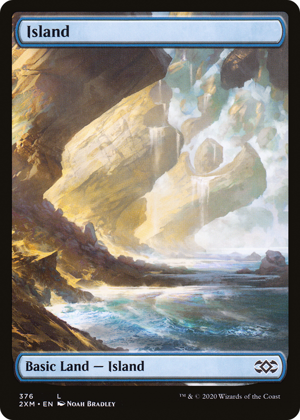 Island (376) (376) [Double Masters] foil - Deck Out Gaming