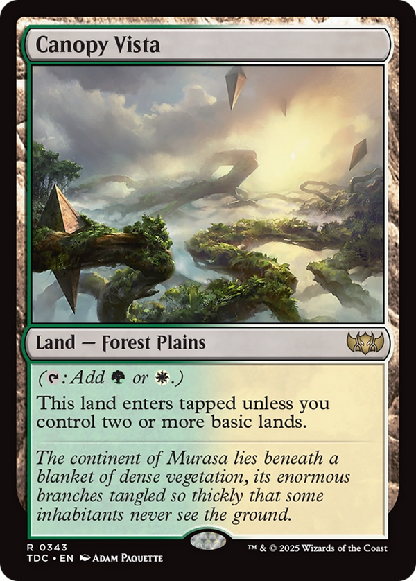Canopy Vista (343) [Commander: Tarkir: Dragonstorm] - Deck Out Gaming