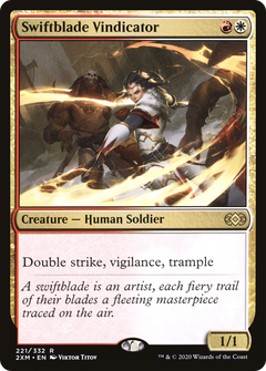 Swiftblade Vindicator (221) [Double Masters] foil - Deck Out Gaming