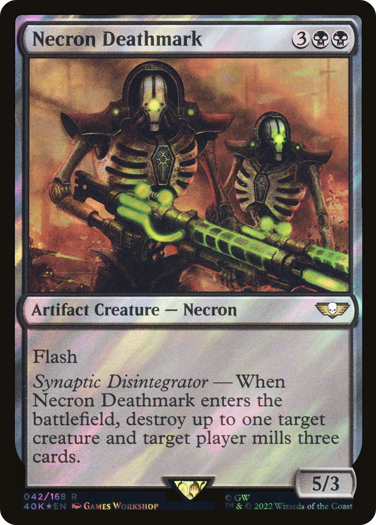 Necron Deathmark (Surge Foil) (42) [Warhammer 40,000 Commander] foil - Deck Out Gaming