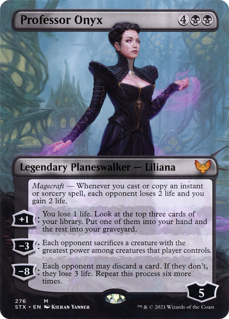 Professor Onyx (Borderless) (276) [Strixhaven: School of Mages] foil - Deck Out Gaming