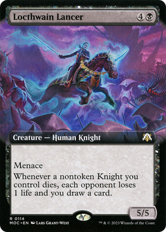 Locthwain Lancer (Extended Art) (114) [March of the Machine Commander] - Deck Out Gaming