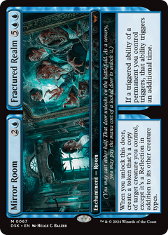 Mirror Room // Fractured Realm (67) [Duskmourn: House of Horror] foil - Deck Out Gaming