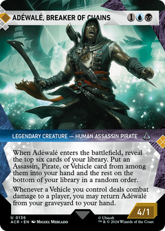 Adewale, Breaker of Chains (Showcase) (136) [Assassin's Creed] foil - Deck Out Gaming