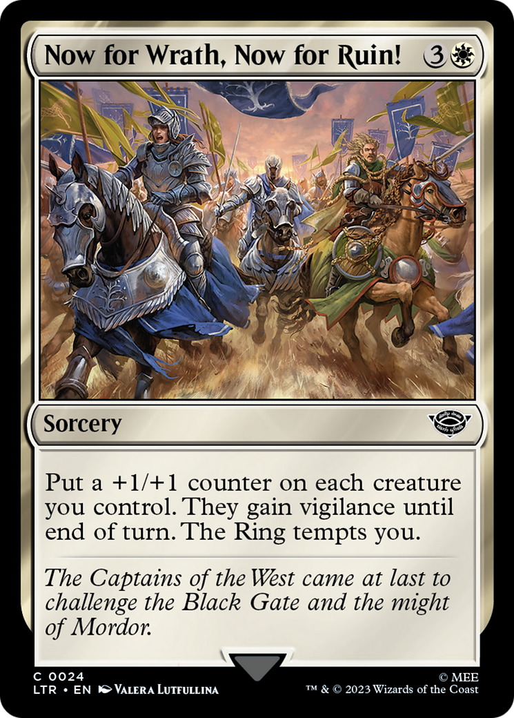 Now for Wrath, Now for Ruin! (24) [The Lord of the Rings: Tales of Middle-earth] foil - Deck Out Gaming
