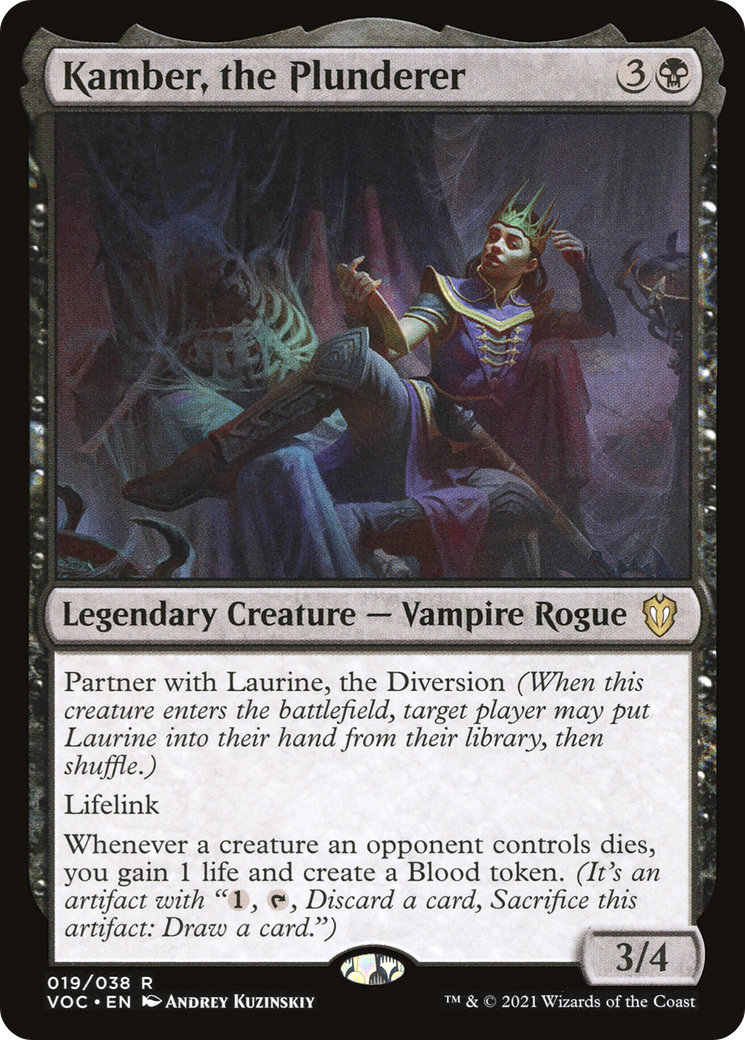 Kamber, the Plunderer (19) [Commander: Innistrad: Crimson Vow] - Deck Out Gaming