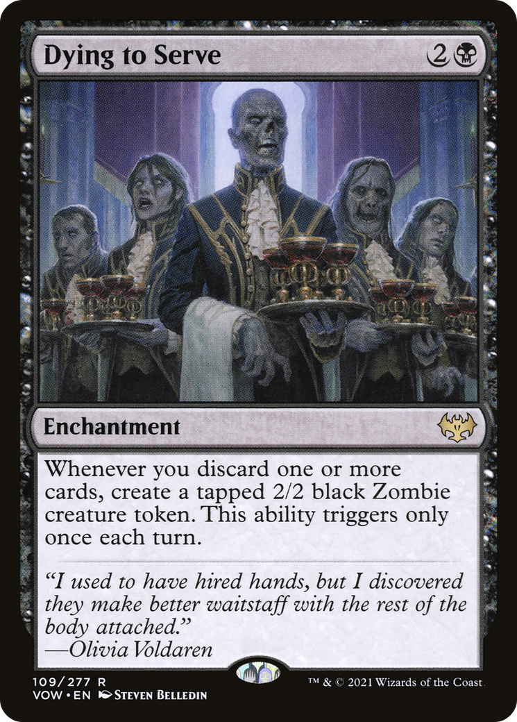 Dying to Serve (109) [Innistrad: Crimson Vow] foil - Deck Out Gaming
