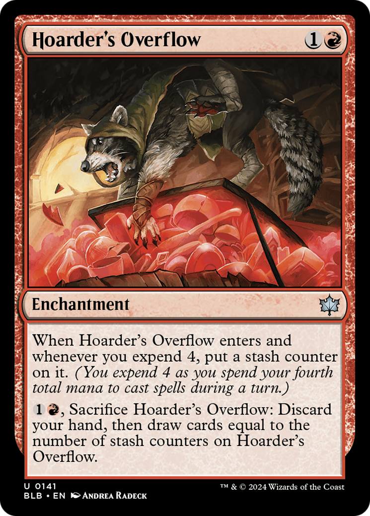 Hoarder's Overflow (141) [Bloomburrow] - Deck Out Gaming