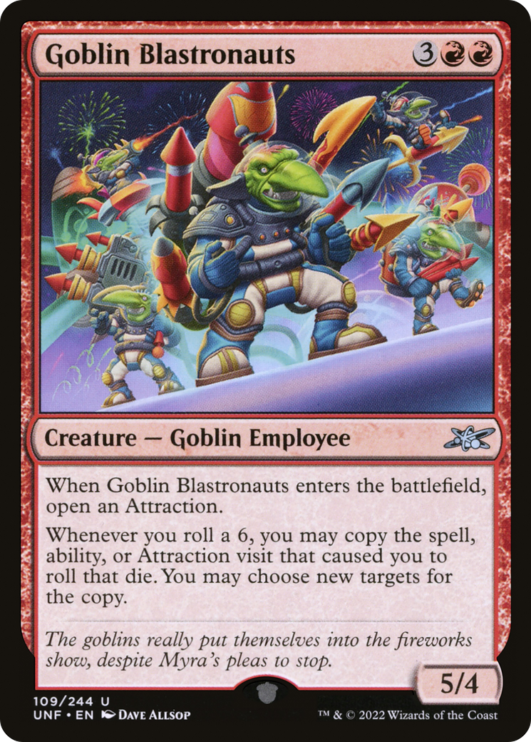 Goblin Blastronauts (109) [Unfinity] - Deck Out Gaming
