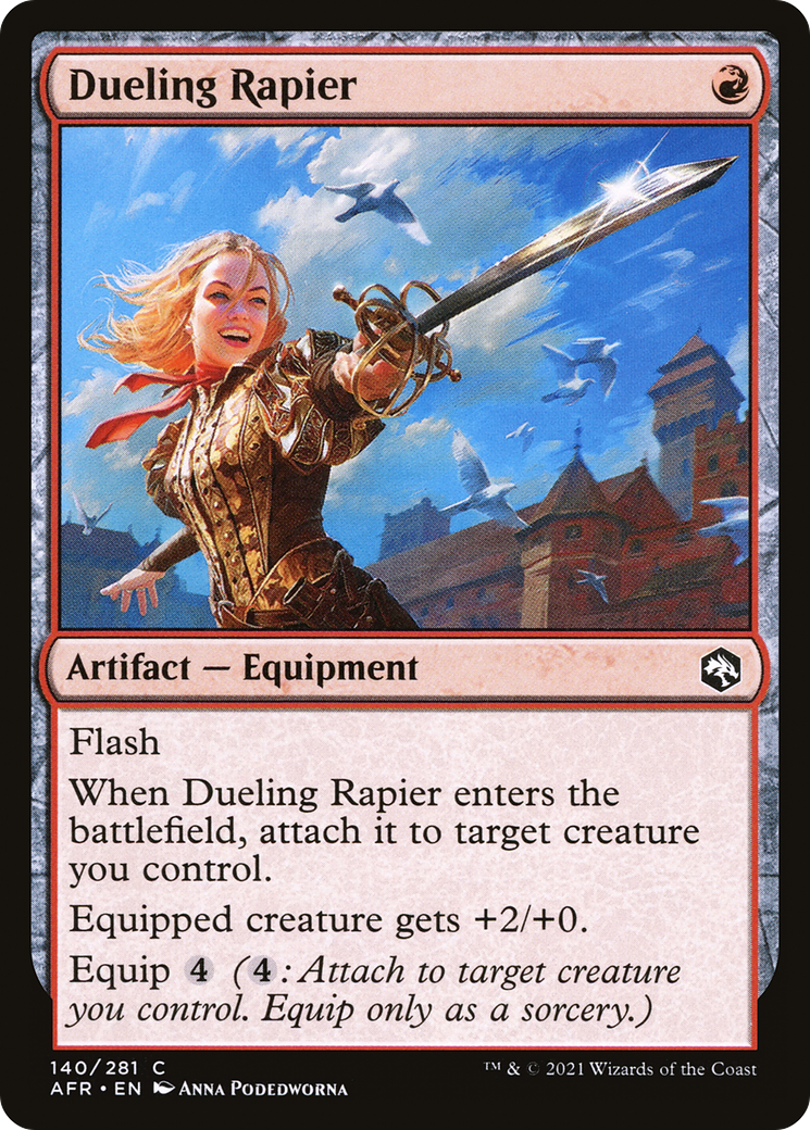 Dueling Rapier (140) [Adventures in the Forgotten Realms] foil - Deck Out Gaming