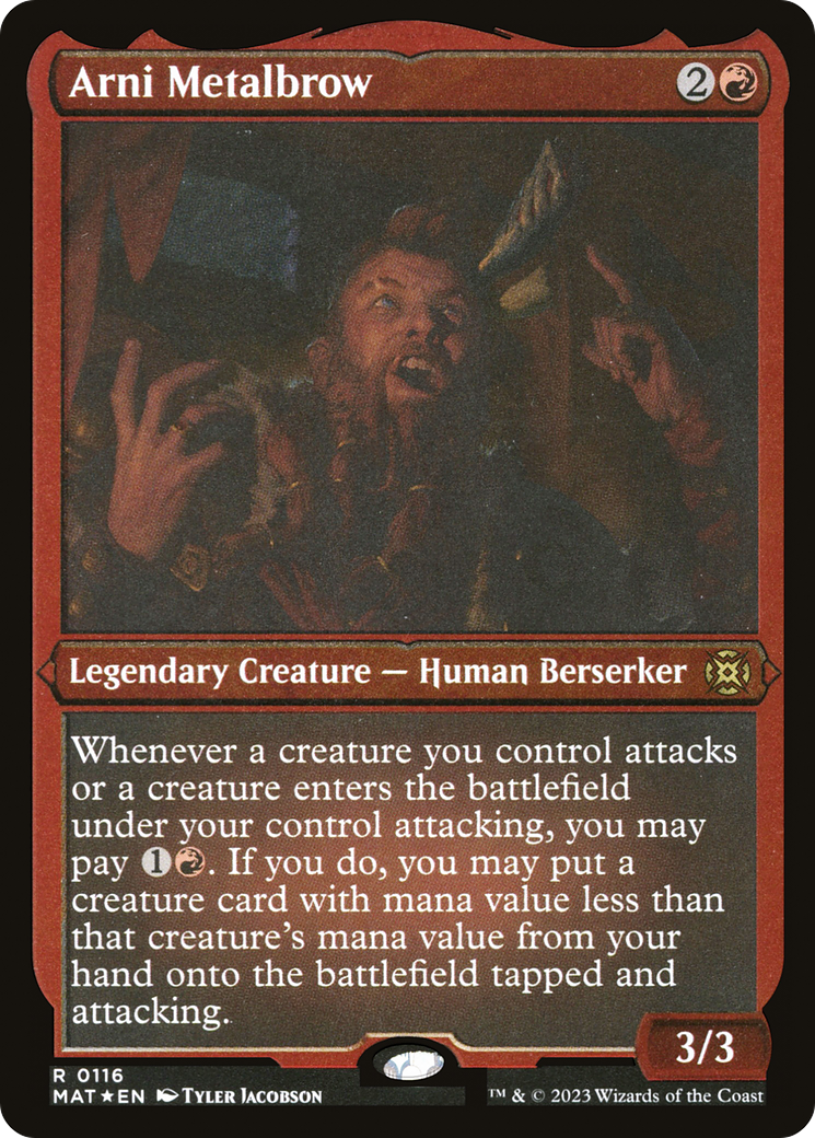 Arni Metalbrow (116) [March of the Machine: The Aftermath] etched - Deck Out Gaming