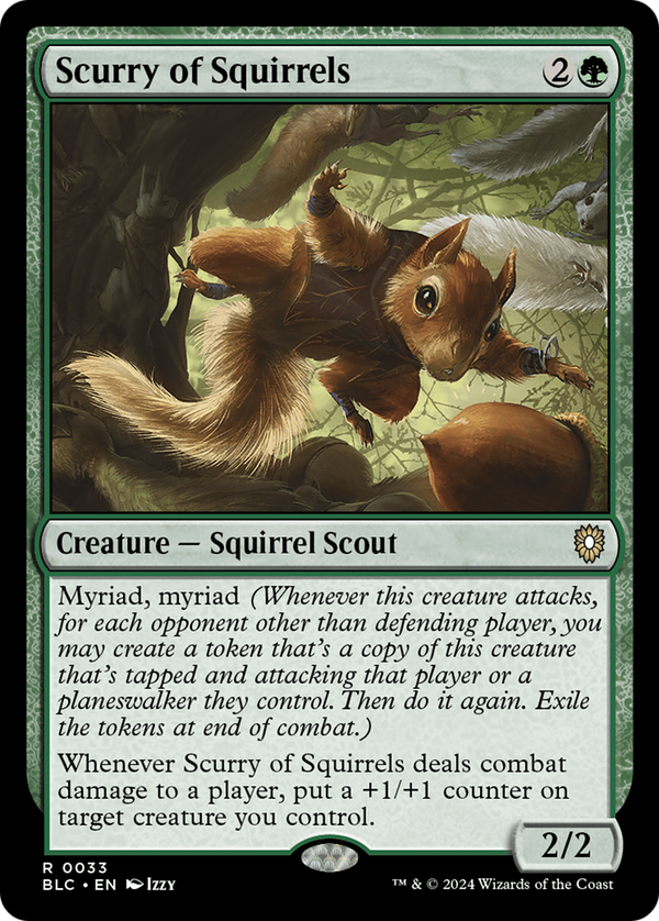 Scurry of Squirrels (33) [Bloomburrow Commander] - Deck Out Gaming