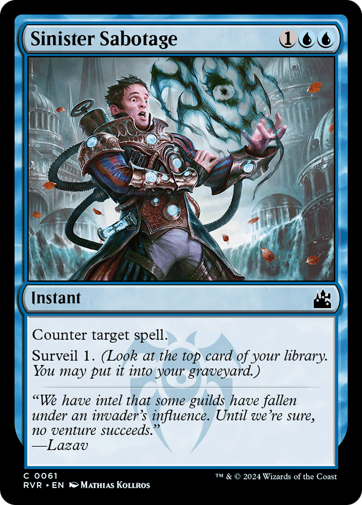 Sinister Sabotage (61) [Ravnica Remastered] - Deck Out Gaming