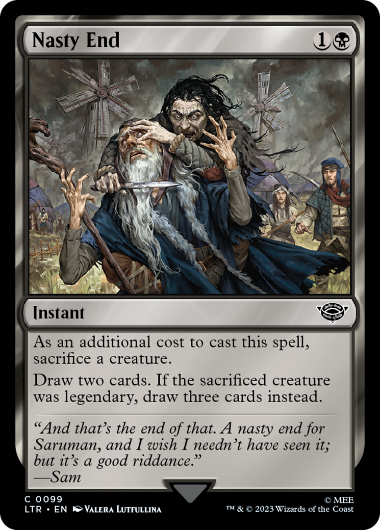 Nasty End (99) [The Lord of the Rings: Tales of Middle-earth] foil - Deck Out Gaming