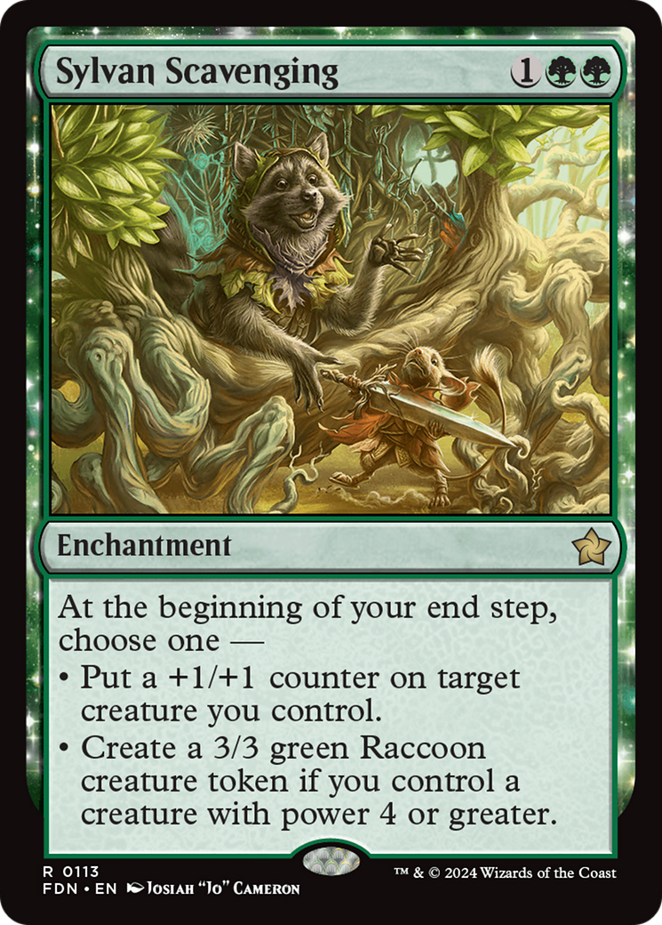 Sylvan Scavenging (113) [Foundations] foil - Deck Out Gaming