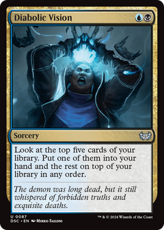 Diabolic Vision (87) [Duskmourn: House of Horror Commander] - Deck Out Gaming