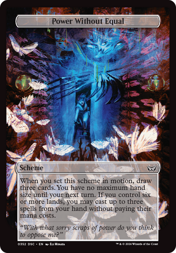 Power Without Equal (Full Art) (352) [Duskmourn: House of Horror Commander] - Deck Out Gaming