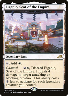 Eiganjo, Seat of the Empire (268) [Kamigawa: Neon Dynasty] foil - Deck Out Gaming