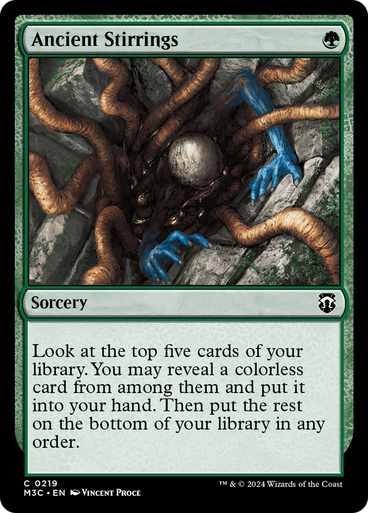 Ancient Stirrings (219) [Modern Horizons 3 Commander] - Deck Out Gaming
