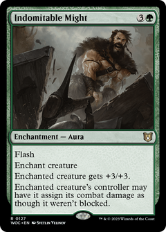 Indomitable Might (127) [Wilds of Eldraine Commander] - Deck Out Gaming