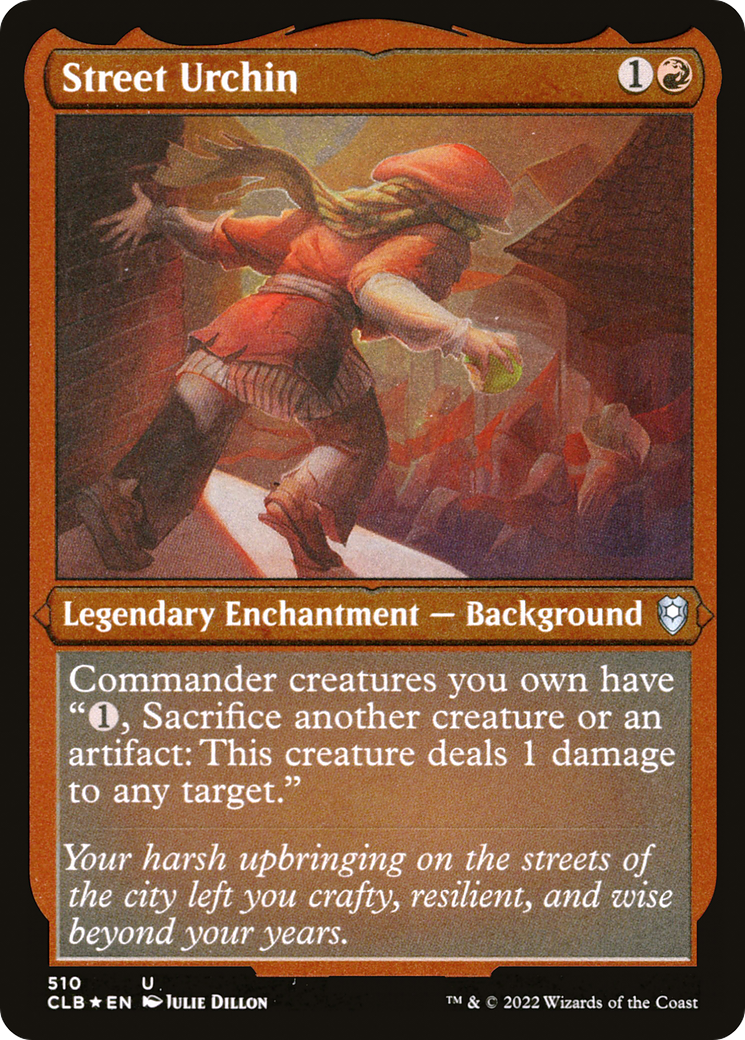 Street Urchin (510) [Commander Legends: Battle for Baldur's Gate] etched - Deck Out Gaming
