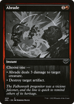 Abrade (406) [Innistrad: Double Feature] - Deck Out Gaming