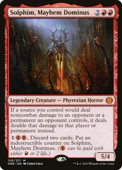 Solphim, Mayhem Dominus (150) [Phyrexia: All Will Be One] foil - Deck Out Gaming