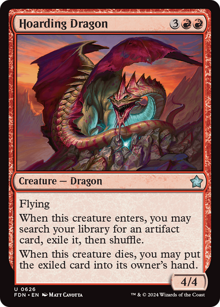 Hoarding Dragon (626) [Foundations] - Deck Out Gaming