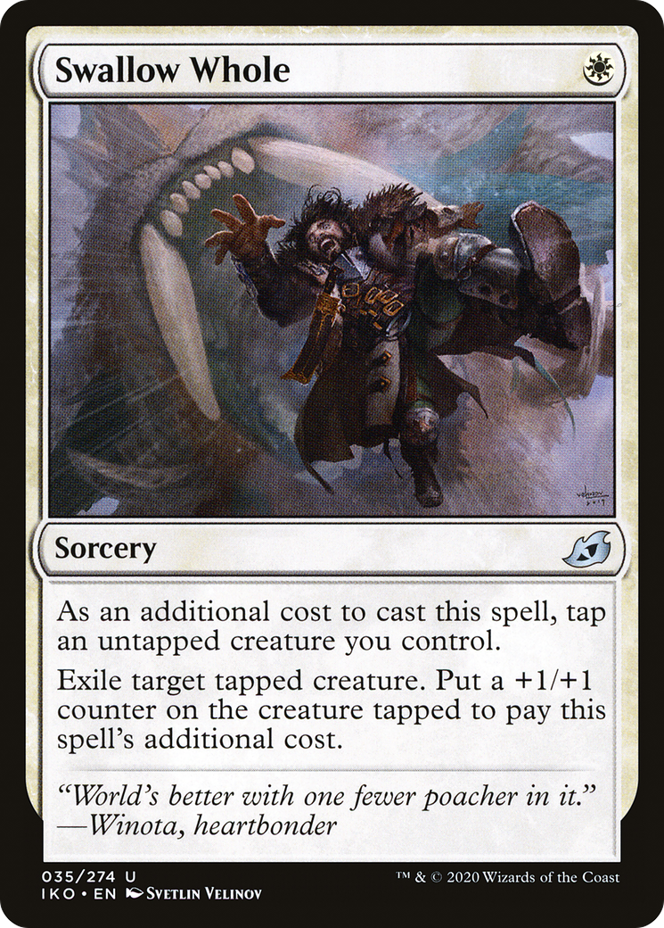 Swallow Whole (35) [Ikoria: Lair of Behemoths] foil - Deck Out Gaming