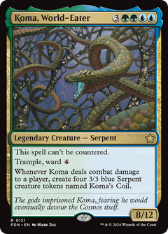 Koma, World-Eater (121) [Foundations] foil - Deck Out Gaming