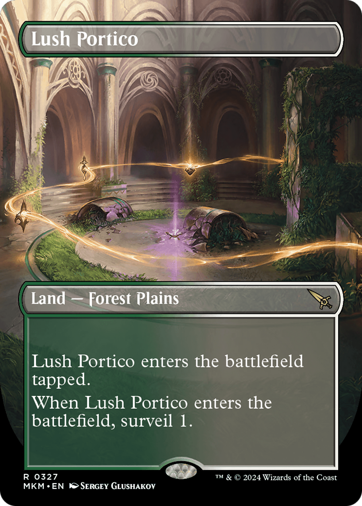 Lush Portico (Borderless) (327) [Murders at Karlov Manor] - Deck Out Gaming